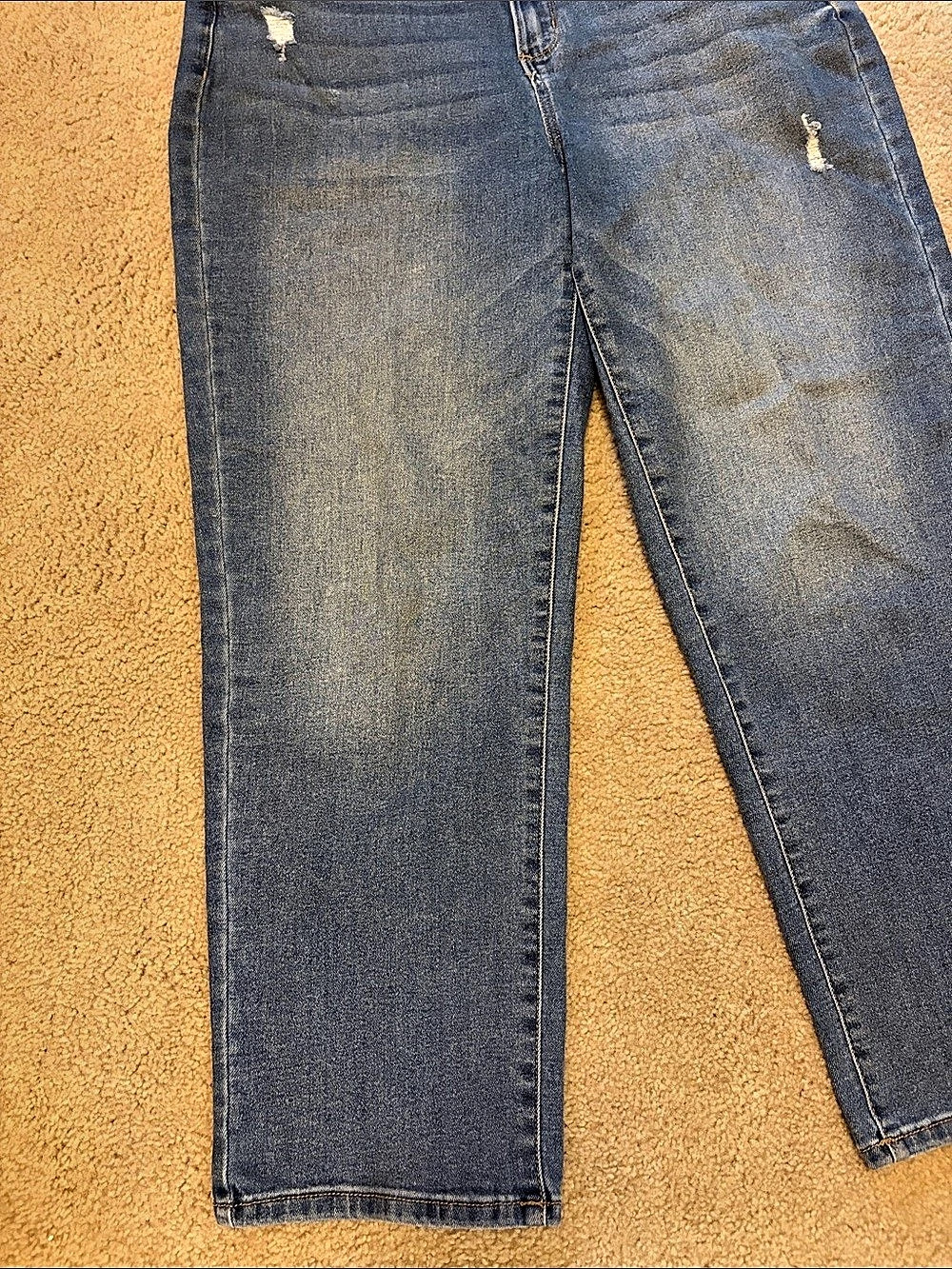 SONOMA Straight Crop Straight Leg Jeans Blue Waist 12 - Picture 7 of 11